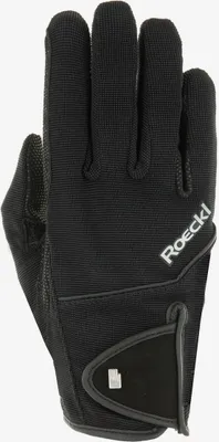 Produktbild von Roeckl Reithandschuhe MILANO Sommer schwarz unisex, Roe17_Gr.:7.5