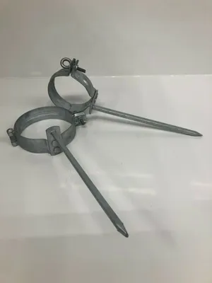Produktbild von Regenrohrschelle  80 mm mit Schlagstift 140 mm