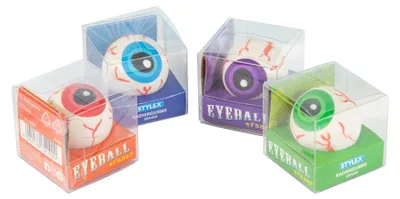 Produktbild von 4x Radiergummi "Gruselauge" / Radierer