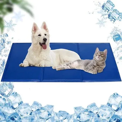 Obrázok produktu pre Chladiaca podložka pre psov a mačky, veľká, 120 x 70 cm, samochladiaca