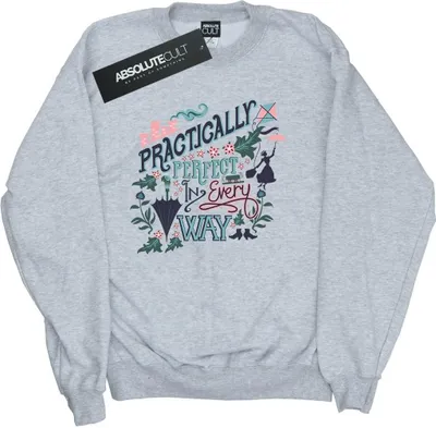 Produktbild von Disney - "Practically" Sweatshirt für Herren BI48891 (S) (Grau)