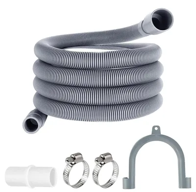 Abwasserschlauch 2 m x 20 mm, Verlängerung für Waschmaschine