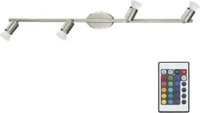Produktbild von EGLO Deckenleuchte 4-flammig GU10-LED Spot Balken mit Farbwechsel 75386