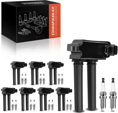 Image de Frankberg 8x Bobine d'allumage+16x Bougie d'allumage pour Chrysler 300 C Touring Dodge Durango Ram 1500 Pick-up 2500 Jeep