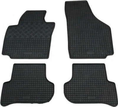 Image de Jeu de tapis de sol en caoutchouc Rigum pour Skoda Yeti type 5L, année 2009-