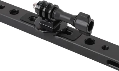 Productafbeelding van Onderwaterduikrig-tablethouder, antislip siliconen handgreepstabilisator met 2 koudschoen, 1/4 inch en 3/8 inch schroefgaten, accessoire voor actioncamera's, geschikt voor Insta360, DJI Osmo Action
