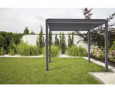 Produktbild von Pergola Mirador Classic Pfostenstärke 11 x 11 cm 300 x 400 x 250 cm anthrazit - ähnlich RAL7015