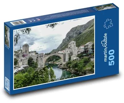 Obrázek produktu pro Puzzle 500 Mostar v Bosně a Hercegovině - martinpuzzle