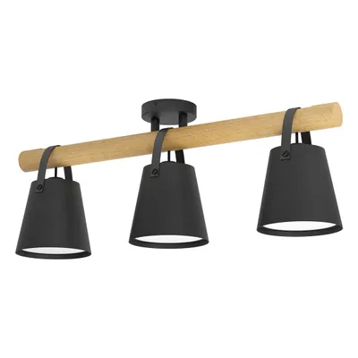 Produktbild von EGLO Boyle, 3 Glühbirne(n), E27, IP20, Schwarz, Braun, Weiß