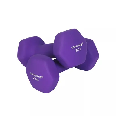 Productafbeelding van And OutdoorMatch set gewichten Siki - Gewichtenset - 2 x 2 kg - Voor dames