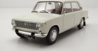 Produktbild von Whitebox 124230 Fiat 124 1970 weiß 1:24