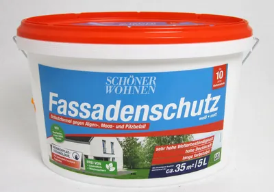 Produktbild von Fassadenschutz weiß matt Schöner Wohnen 5 l
