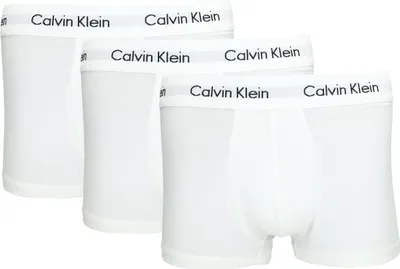 Produktbild von Calvin Klein 3-teilige Herren-Boxershorts mit niedriger Taille Weiß M