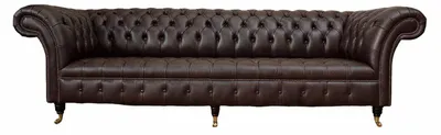 Produktbild von Sofa 4 Sitzer Chesterfield Couch Luxus 245cm Ledersofa Couchen Möbel