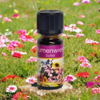 Immagine prodotto di Olio profumato da 10 ml in flaconcino di vetro - profumo: prato fiorito