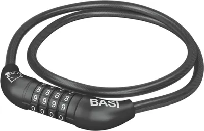Produktbild von BASI - Zweirad-Spiralschloss - ZR 313 - Spiralkabel - mit 4-stelligen Zahlenschloss - 6990-0313