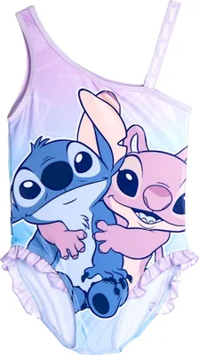Produktbild von Badeanzug Disney Stitch & Angel Lila 152 cm