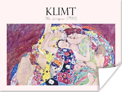 Produktbild von MuchoWow® Poster Kunst - Gustav Klimt - Die Jungfrau (1980) 40x30 cm - Plakate für die Wände - Poster Wohnzimmer