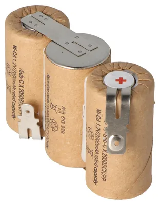 Produktbild von Akku passend für Gardena ACCU 60 mit Faston 6,3 und 4,8mm, 2000mAh