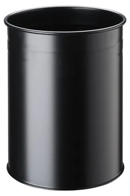 Obrázok produktu pre DURABLE odpadkový kôš kovový 15L okrúhly s ozdobným krúžkom, 330401 čierny