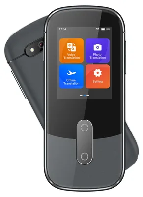 Sprachübersetzer W09 PRO, offline, 144 Sprachen, Fotoübersetzung, grau