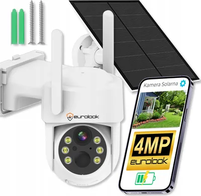Obrázok produktu pre Solárna Wifi 4Mpx Kamera Ip66 S Rozpoznávaním Osôb A Nočným Videním