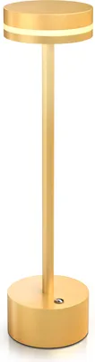 Immagine prodotto di Lampada da tavolo LED Brandson senza fili, lampada da tavolo, lampada da comodino, dimmerabile all'infinito, 3 colori di luce, batteria ricaricabile, touch, cambio colore, più livelli di luminosità, USB-C, moderna