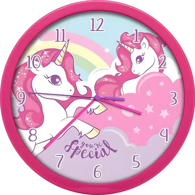 Produktbild von Einhorn Wanduhr you're special