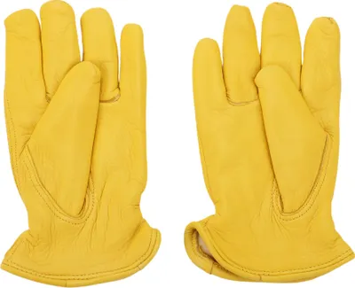 Produktbild von 1 Paar Motorradhandschuhe Atmungsaktive Vollfingerhandschuhe M Outdoor Handschuhe Gelbes Hirschleder