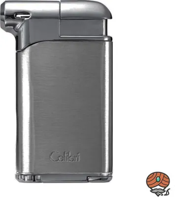 Produktbild von Colibri *Pacific II* Feuerzeug chrom mit Pfeifenstopfer