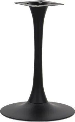 Image de Base en métal pour table SH-9108, pour bureau, hôtel, restaurant, diamètre 49 cm, hauteur 72,5 cm, noir