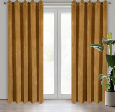Produktbild von VILLA Fertigvorhang 140x250 cm Honig