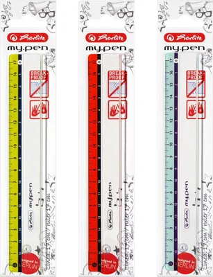 Immagine prodotto di Herlitz righello my.pen 17cm colorato assortito.     1 blister
