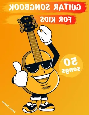 Produktbild von Gitarrenlehrbuch für Kinder - Musiknoten für Gitarre - Einfaches Gitarrenlernen - 50 Kinderlieder auf der Gitarre