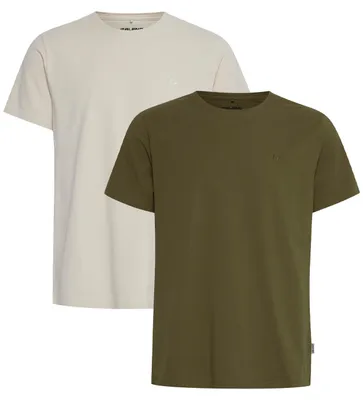 Produktbild von BLEND Rundhals T-Shirt 2-er Stück Pack Kurzarm Shirt Basic Set BHDinton Größe: M