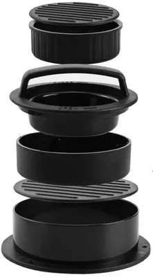 Produktbild von BBQBuddies Hamburgerpresse – Burger Press aus Aluminium für perfekte Patties – rutschfester Griff en Antihaftbeschichtung