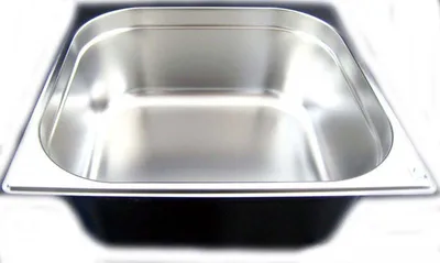 Produktbild von GN 2/3 Gastronormbehälter GN-Behälter Edelstahl  9,5 Liter tief 150mm Gastronorm
