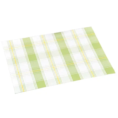 Produktbild von KESPER 77548 Platzset, Kunststoff, grün-weiß kariert, 43 x 29 x 0,1 cm