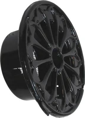 Produktbild von Lüftungsgitter LG - 100 LMA S Rund Alu Schwarz DIN 100 Zuluftgitter Abluftgitter