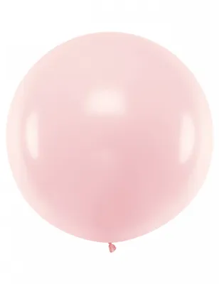 Obrázek produktu pro Kulatý balón, pastelově bledě růžový, 60 cm