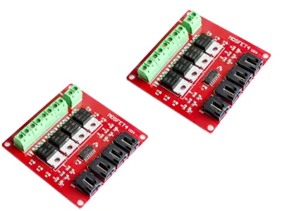 2er-Pack IRF540 V4.0 4-Kanal MOSFET Schaltmodul