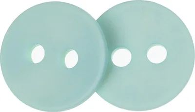 Zdjęcie produktu dla Guzik - zestaw 6 szt. - średnica 13 mm - miętowy