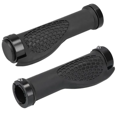 Produktbild von mumbi Fahrradgriffe, ergonomische Lenkergriffe Fahrrad Lenker Griffe 1 Paar, Schwarz