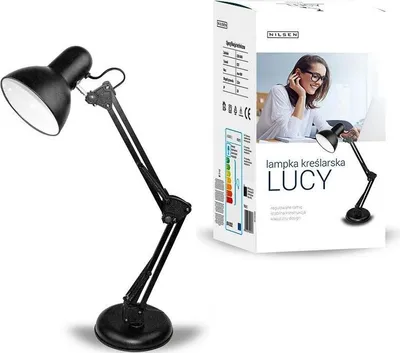 Produktbild von Lucy Tall Schreibtischlampe 57Cm E27 Gewinde Nilsen