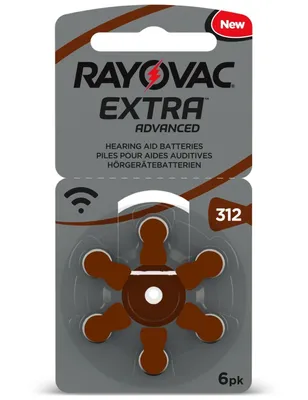 Produktbild von Rayovac Batterie Zinc Air 312 1.4V - Batterie - 1,4 V