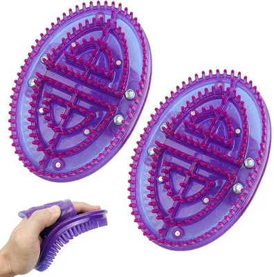 Productafbeelding van Ergonomische massageborstel, lichaamsborstel, ontspanning, massagekam