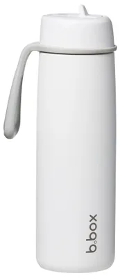 Produktbild von B.Box Thermoflasche mit Strohhalm 690 ml weiß out