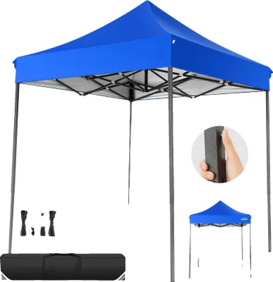 Immagine prodotto di Padiglione pop-up, protezione UV, allestimento rapido, blu, 2X2M