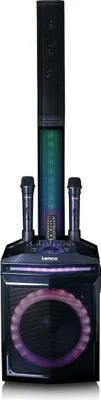 Produktbild von Lenco - PA-220BK - PA-Anlage mit abnehmbarem Hochtöner