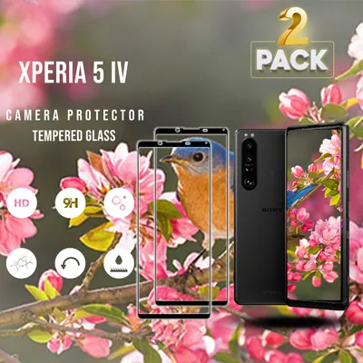 Product shot with floral background and text overlays.